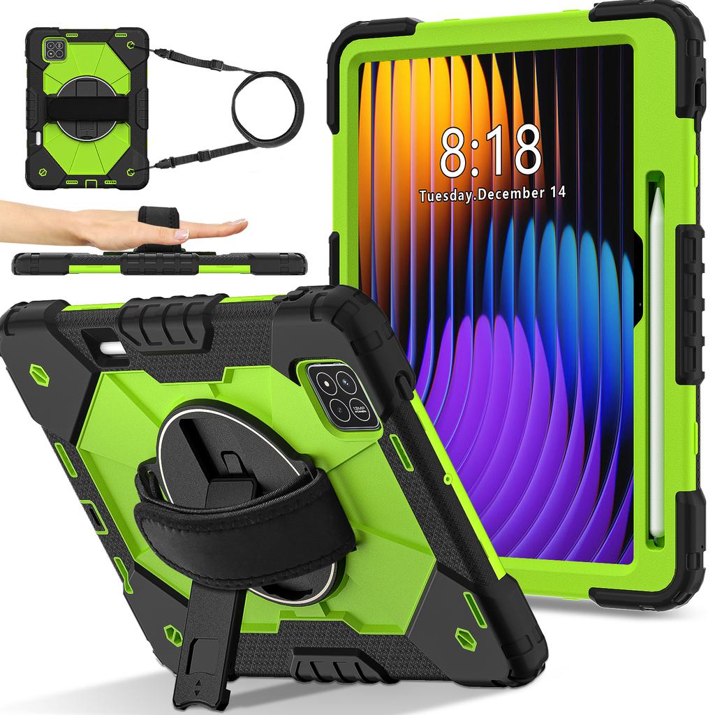 Чехол для Xiaomi Pad 7 Pro/Pad 7 Силикон + ПК Подставка Чехол для планшета с удобным ремешком
