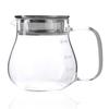 Desirable Jumping Leaf Teapot, 460ml Teapot, Heat-Resistant Glass, Microwave-Safe, Dishwasher-Safe, and Coffee Server with Graduations for Direct