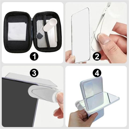 Универсальный зажим для камеры смартфона, размер зеркала, отражение, компактный, простая установка, отражатель для селфи мобильного телефона