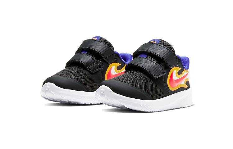 Nike Кроссовки для бега Star Runner 2 FIRE Низкие Темно-серые Младенцы и малыши CW1615-001