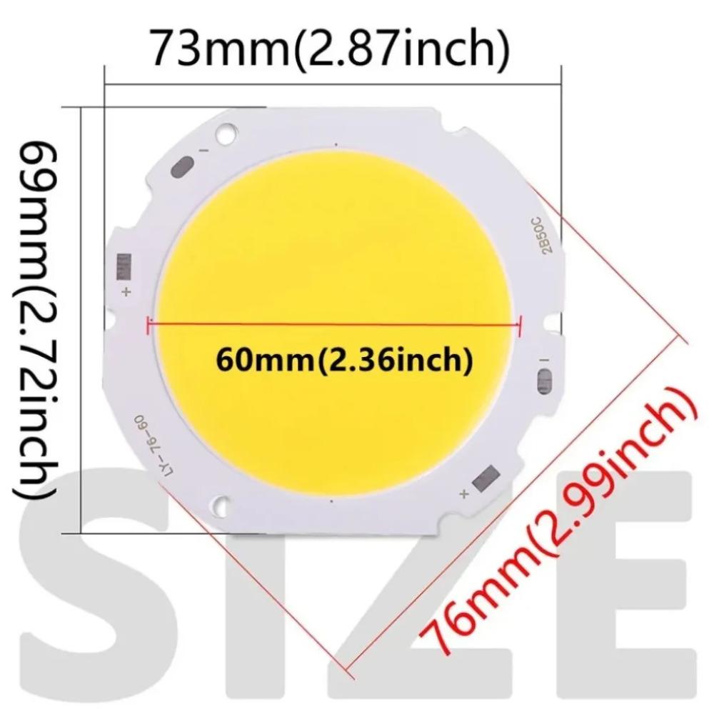 7660 светодиодный COB чип высокой мощности источник света DC30V150V для лампы Down Light 50W 5000LM холодный белый для светодиодных ламп заливающего света DIY