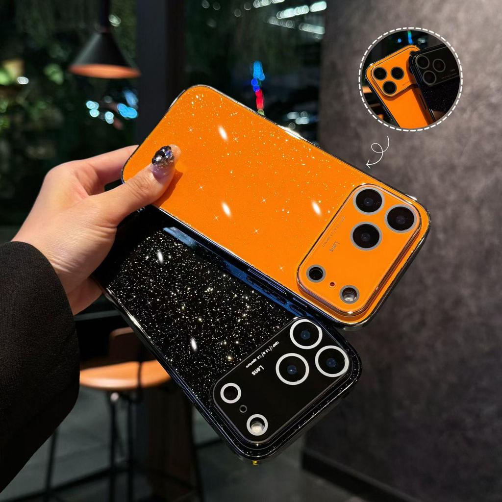 Женский простой блестящий чехол для iPhone 17 Pro Max