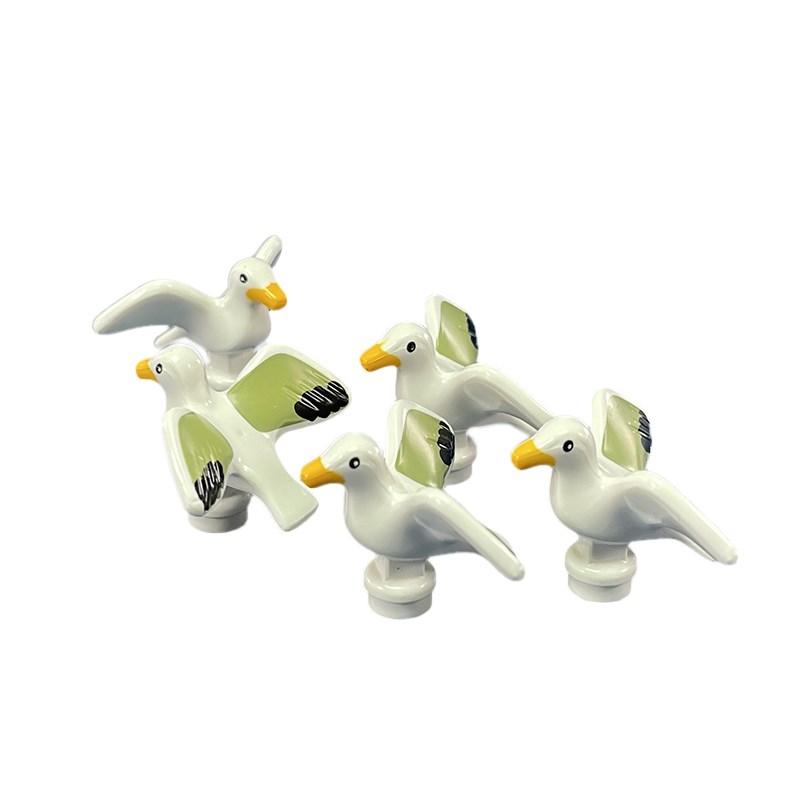 Animals Cute Bird Eagle Hawk Vulture Phoenix Chameleon Figures MOC Building Blocks Toys for Children Gifts DIY Toy Animal Part