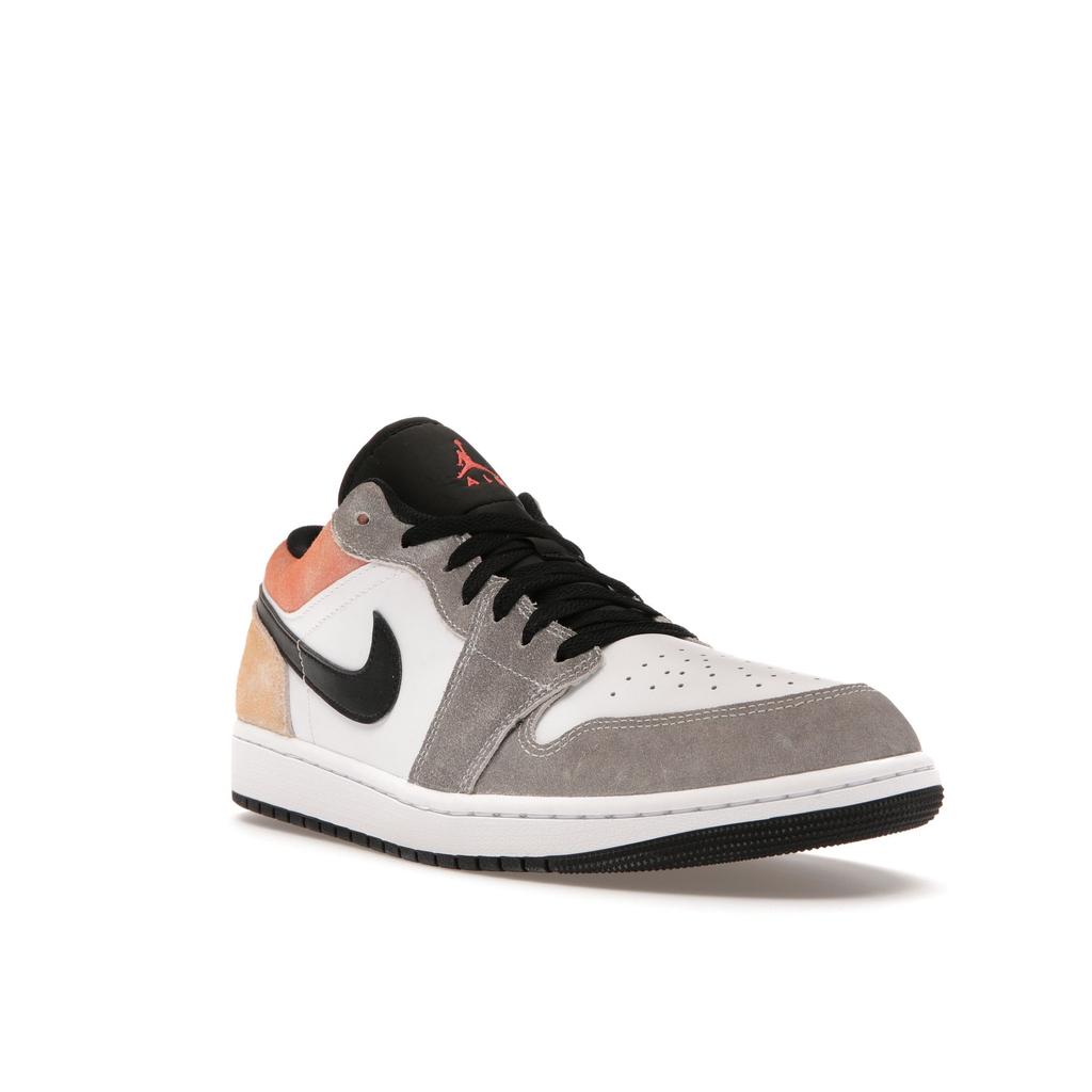 Мужские кроссовки Air Jordan 1 Low SE Flight Club White Black Magic-Ember DX4334-008