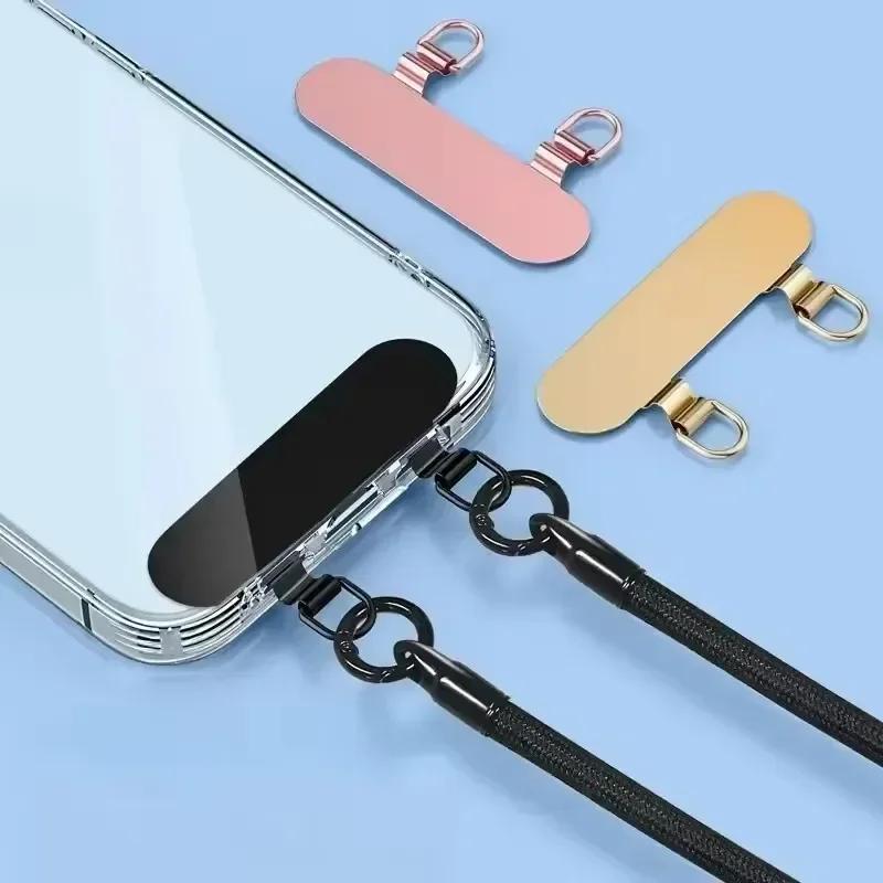 Xiaomi Нержавеющая сталь Мобильный телефон Шнурок Прокладка Подвесной шнур Зажимы Ультратонкий Металлический Телефон Ремешок Заплатка Замена Карточный зажим