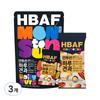 HBAF Mun2Sun Daily Nut Black, 200 г, 3 шт., корейские орехи