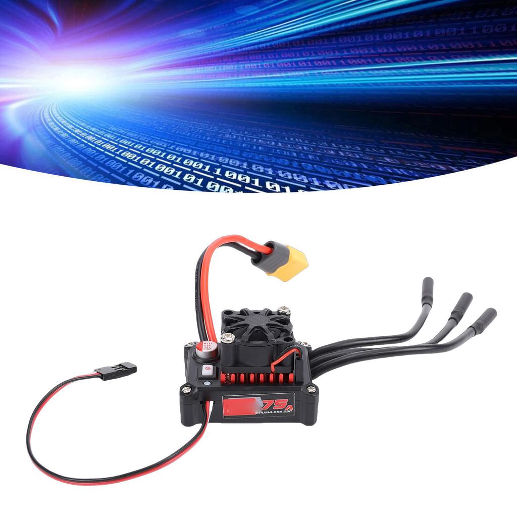 Brushless ESC 75A 3-6S Lipo for 540 3650 3670 3660 3674 RC Car Ship Motor Electronic Speed Controller
