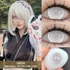 FUNSACHY 2pcs Anime Cosplay Contact Lenses Colored Lens for Crazy Halloween Solid Color Blue Contacts Pink Beauty Pupil Yearly