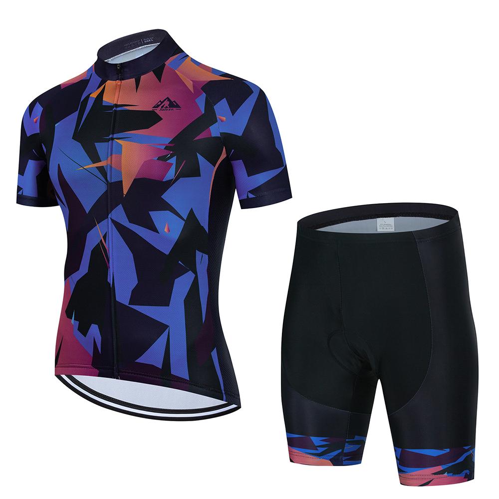 2026 Летний дышащий велосипедный костюм Комплект Ropa Ciclismo Hombre Летний мужской велосипедный джерси с коротким рукавом Комплект для триатлона Велосипедная форма