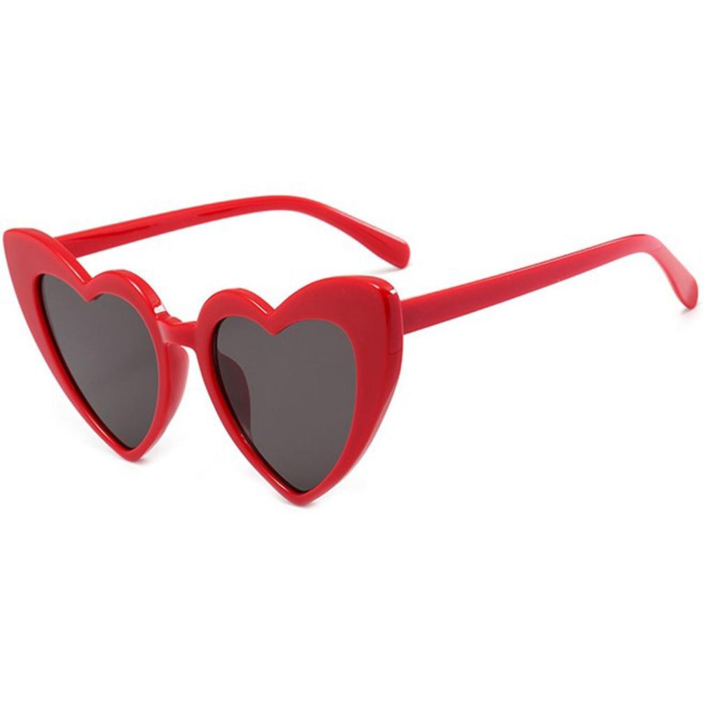 Fashion Clout Goggle Love Heart Sunglasses Uv400 Protection Vintage Sunglasses Heart-Shaped Sunglasses Eyewear