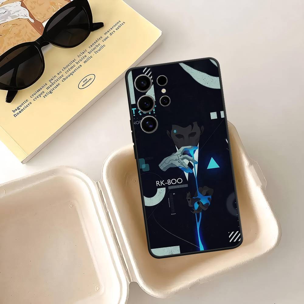 Популярный чехол для Samsung Galaxy Case S25 S23 S22 S21 S30 S20 S10 Ultra Plus FE с изображением из фильма Detroit Become Human, мягкое ТПУ покрытие
