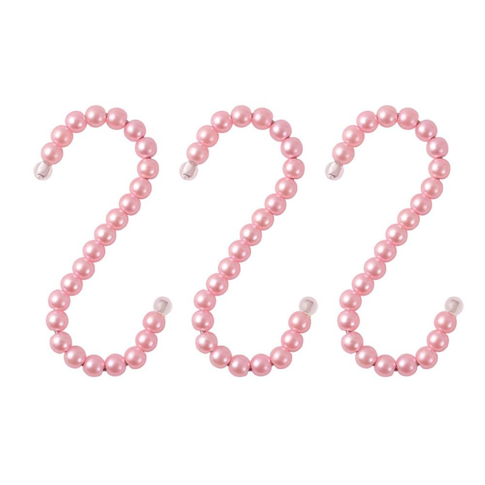 3PCS Rustproof S Shaped Hook Non-Slip Hanging Hooks Multi-Purpose Closet Hangers Home Storage