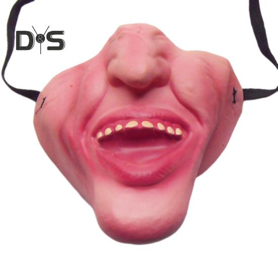 Маска на Хэллоуин из латекса, забавная маска на пол-лица, дышащая, реалистичная, ужасная маска для костюмированной вечеринки, косплей