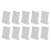 10/20PCS A6 Acrylic Menu Stand Holder Stand Slanted Sign Holders Desktop Paper Menu Holder