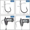 Shark Rigs 7691 Stainless Steel Fishing Hook 400LB Double Drop Rig Shark Rigs for Big Games 5/0 6/0 8/0 10/0 12/0