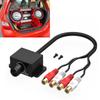 Car Audio Amplifier Volume Regulator LC1 RCA Level Controller Universal Audio Boost Volume Control Knob for Car Speaker