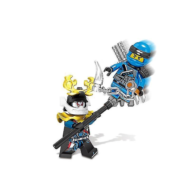 Набор из 24 шт. мини-фигурки Ninjago Kai Jay Sensei Wu Master Building Blocks Toys