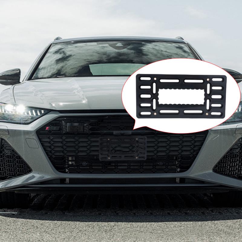 1Pcs Car License Plate Holder Bracket Frame Easy Install Anti-corrosion Number Plate Holder Universal Auto Exterior Accessories License Plate Covers