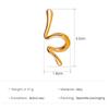 Jewelry Geometric Clip on Earrings Snake Shape Ear Cuff Earring Without Piercing Cartilage Earring