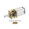 Rebower Micro Reduction Gear Motor with Full Metal Gearbox, 70RPM DC 6V for DIY RC Aircraft and Model Cars, 2 Pieces