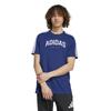 Adidas COLLEG Футболка мужская с коротким рукавом, с принтом, темно-синяя, размер XL, (KPJ36) (JM0382),