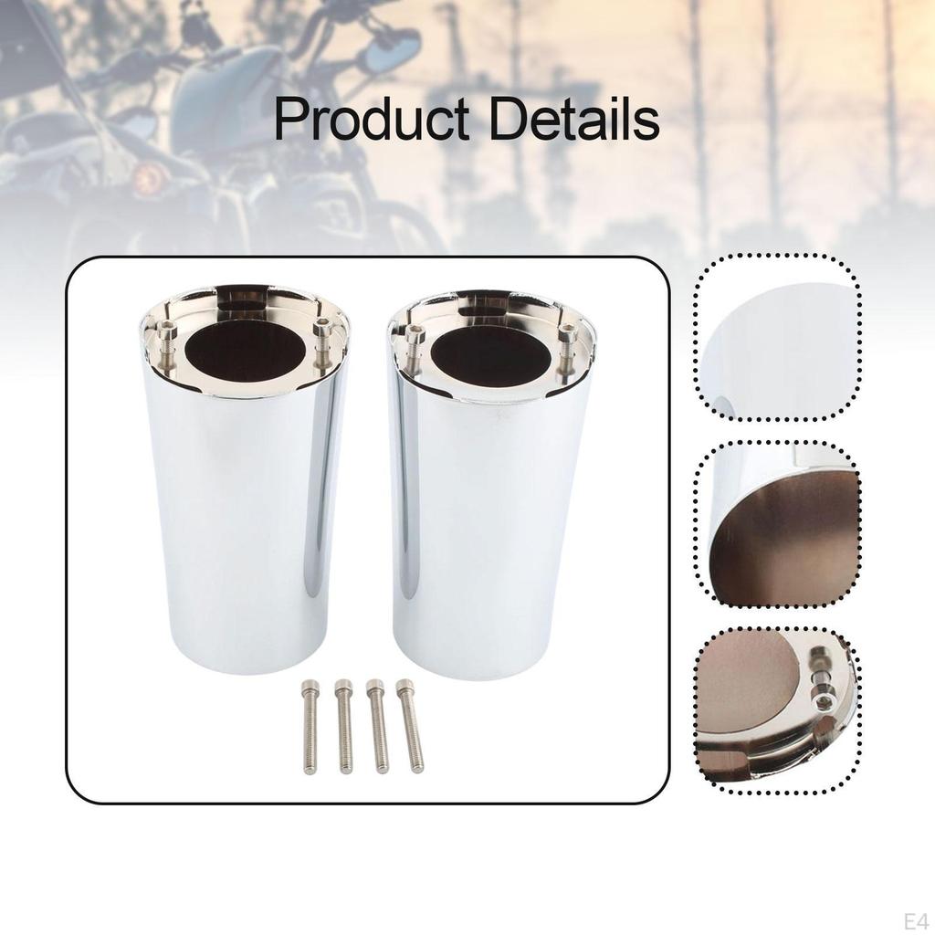 2 Pieces Fork Slider Covers Protectors Motorbike Accessories Replacement CNC Motorcycle