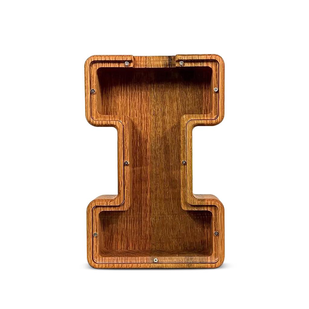 Двадцать шесть английских алфавитов, копилка, монета, деньги, копилка, деревянная коробка для хранения писем, настольное украшение, домашний декор, поделки для детей