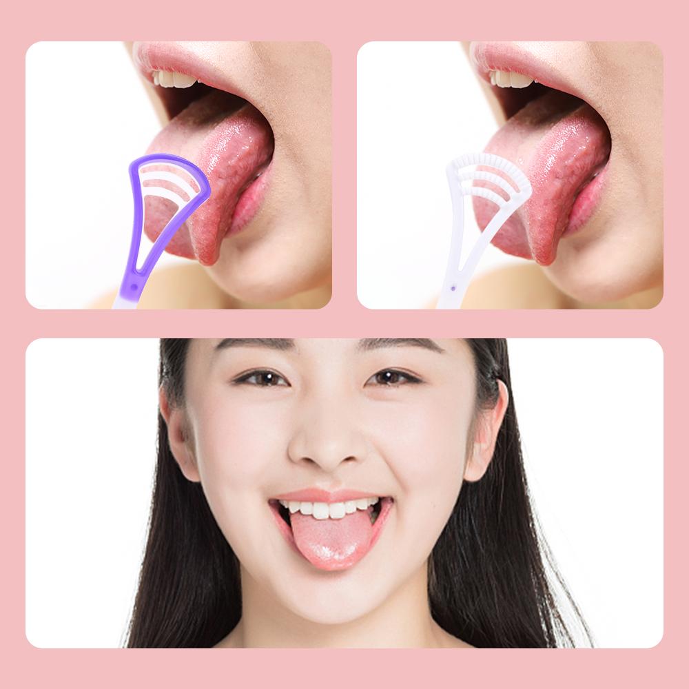 1PCS 18*2.9cm Tongue Cleaner