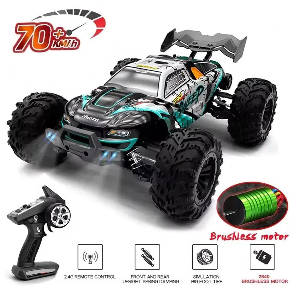 SCY 1:16 4WD Радиоуправляемая Машина 70 км/ч Или 50 км/ч Со Светодиодной Подсветкой 2.4G Пульт Дистанционного Управления Машины Высокоскоростной Дрифт Монстр 4x4 Грузовик для Детей Подарок