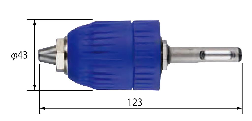 VESSEL Drill Chuck SDS Plus Keyless Type (Gripping Range: 1.5-13mm) BH-28