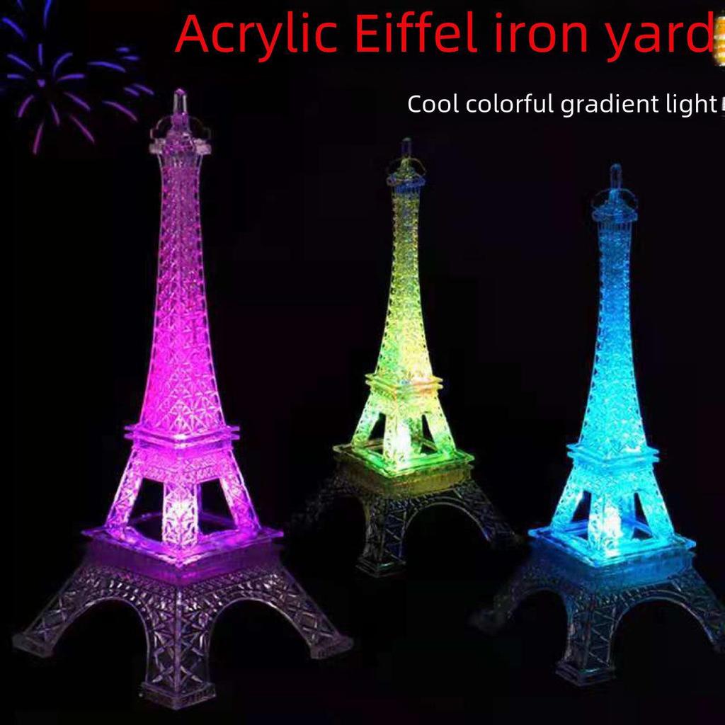 Glow-in-the-Dark Eiffel Tower Ring Toy for Night Markets