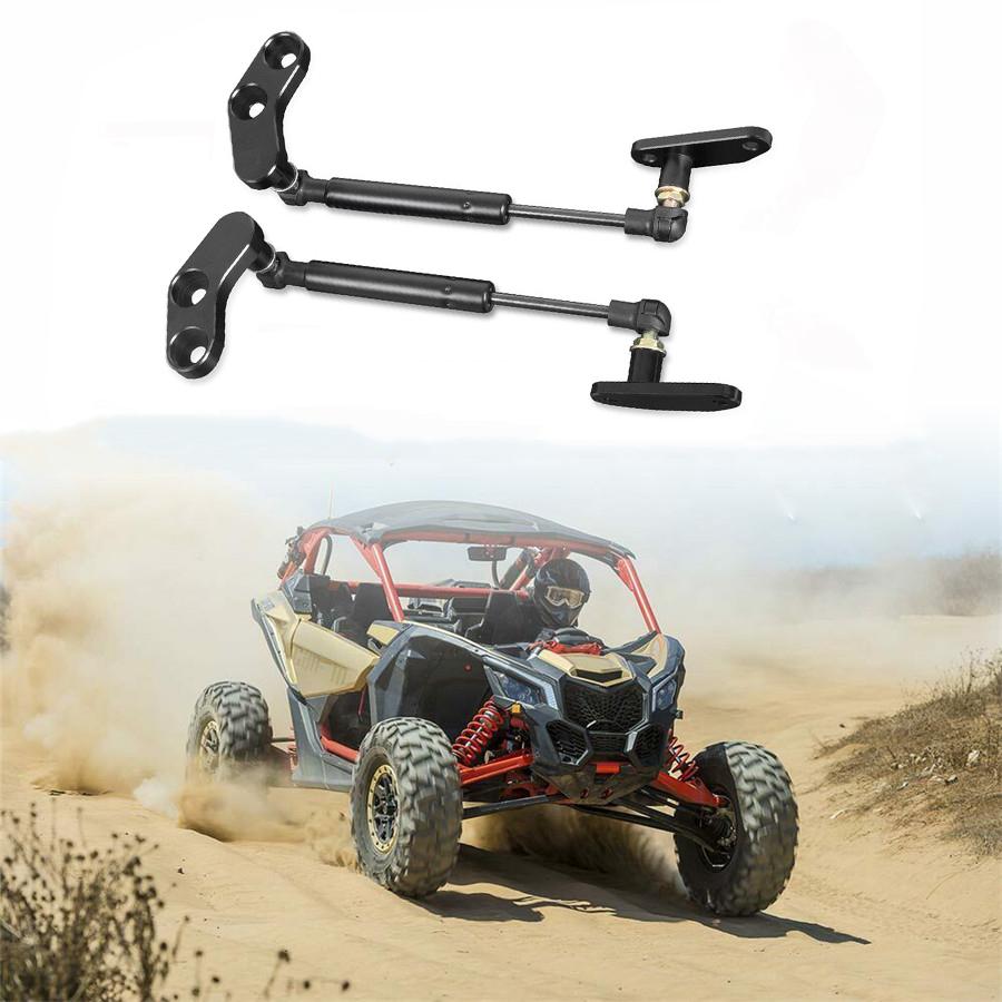 For 2017-2020 Can-Am Maverick Door Opener Kits W/ Bolts Black Billet Aluminum