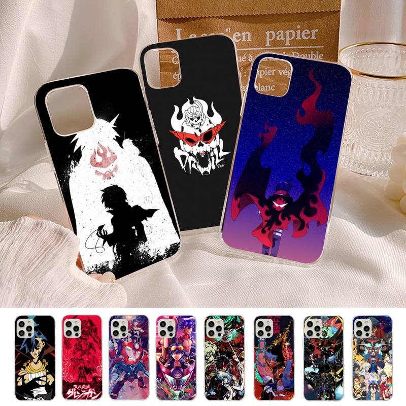Чехол Tengen Toppa Gurren Lagann для iPhone 11 12 13 mini pro XS MAX 8 7 6 6S Plus X 5S SE 2020 XR