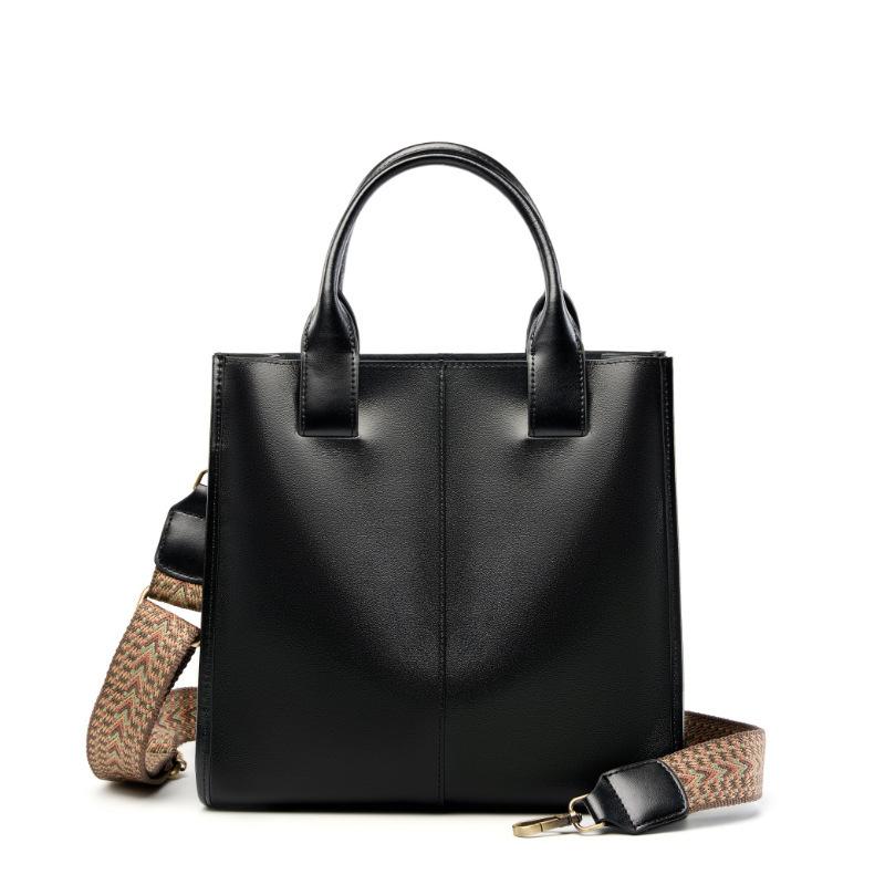 Women's tote bag 2025 new autumn and winter crossbody bag, large-capacity bucket shoulder handbag, genuine leather women's bag