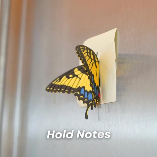 Магнит на холодильник «Бабочка», напечатанный на 3D-принтере, сделай сам, украшение для дома, кухни, шкафчика, холодильника, монарх, махаон, голубая бабочка, магнитное украшение, орнамент