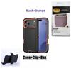 Бизнес-военный класс Защитник с коробкой Чехол для iPhone Air 17 16 15 14 13 12 Pro Max Ott Armor Box Пылезащитный Ударопрочный Защитный Чехол Зажим для ремня