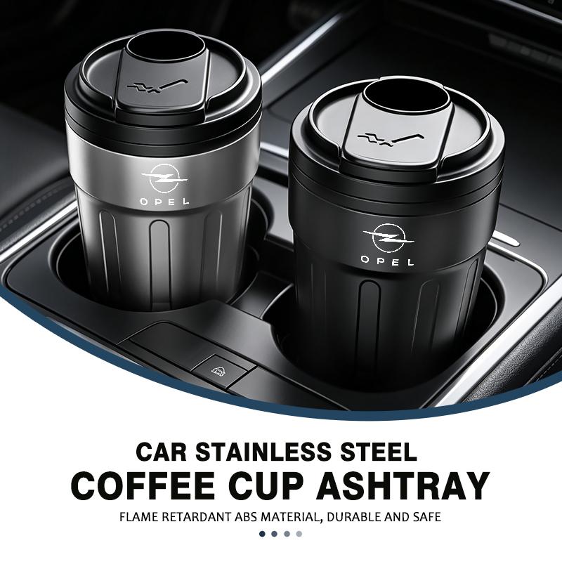 Car Ashtray One Touch Open Portable Ashtray Cup Auto Interiors For Opel Corsa D Astra G H J K F Mokka C Zafira B Vectra QA5