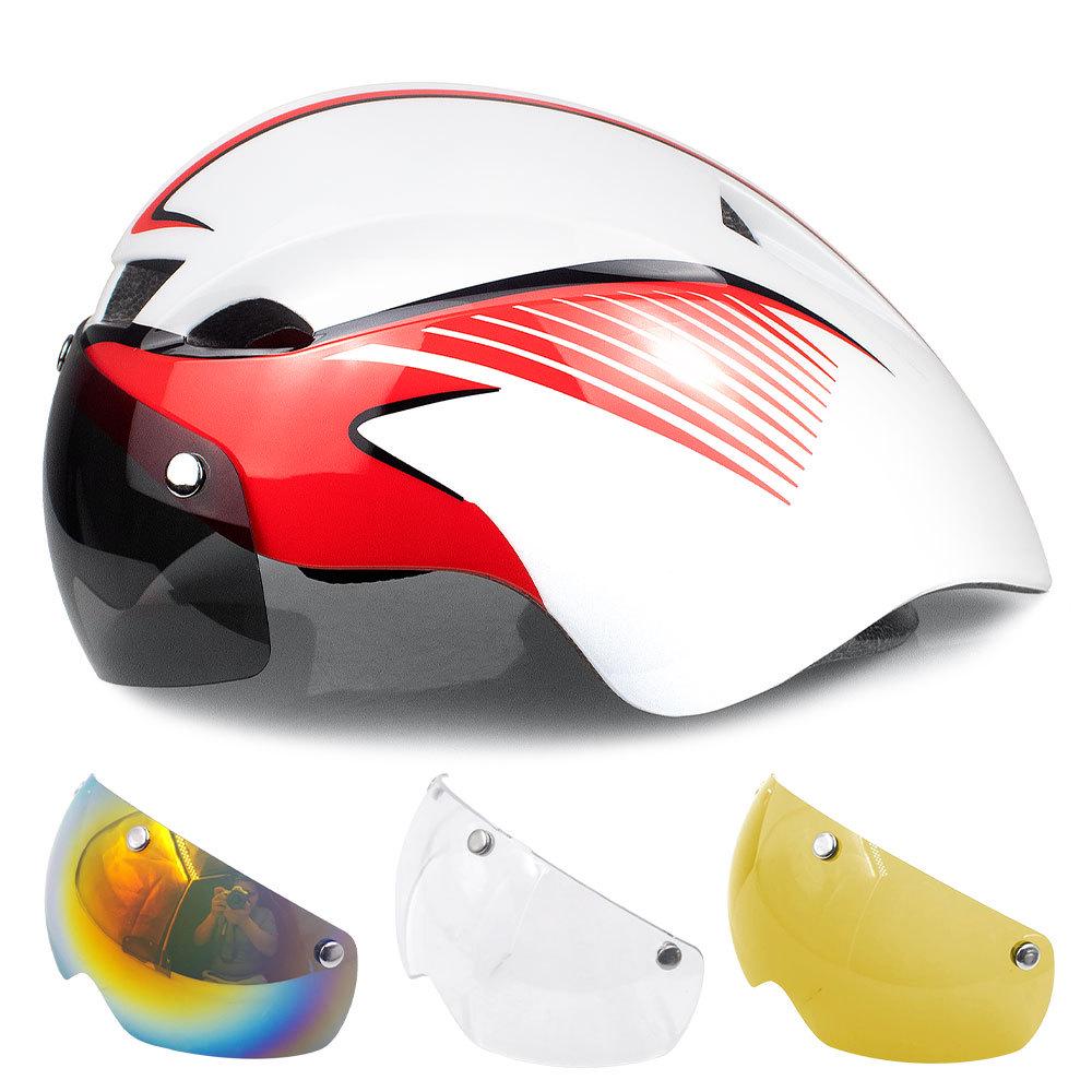 Шлем Wildside Triathlon TT с магнитными очками — новый велосипедный шлем, готовый к соревнованиям