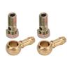 2 Set M12x1.25mm To 3 8in Turbo Water Banjo Bolt Good Sealing Turbocharger Water Line Pipe Banjo Connector Kit