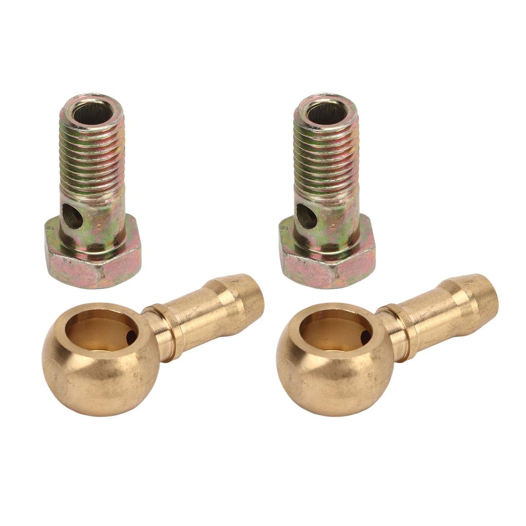 2 Set M12x1.25mm To 3 8in Turbo Water Banjo Bolt Good Sealing Turbocharger Water Line Pipe Banjo Connector Kit