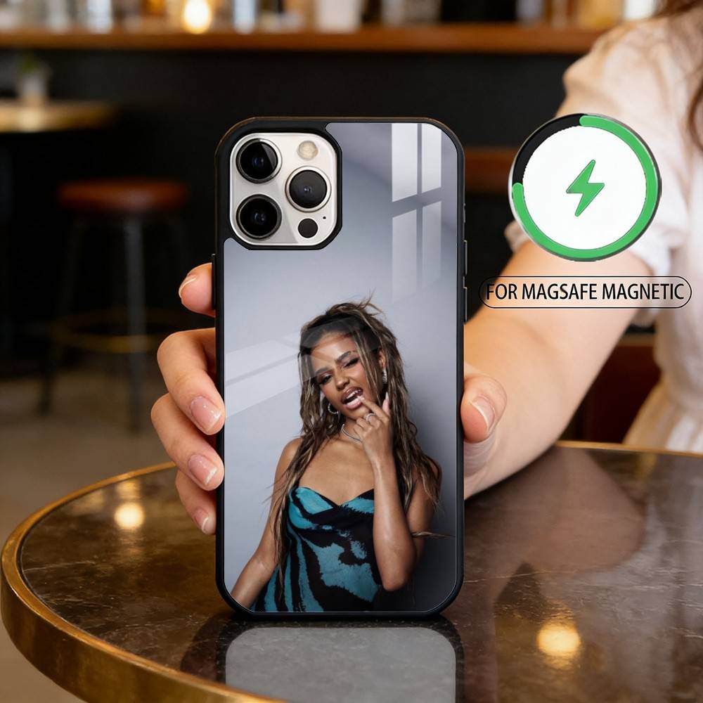 Singer T-Tyla-LA Magnetic For Magsafe Wireless Charging Phone Case For iPhone17,16,15,14,13,12,11 Plus,Pro Max