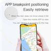 Круглый GPS-трекер с поддержкой Bluetooth, портативный, для ключей, кошелька, багажа, питомцев, искатель предметов, локатор, водонепроницаемый, двусторонняя сигнализация, устройство слежения против потери
