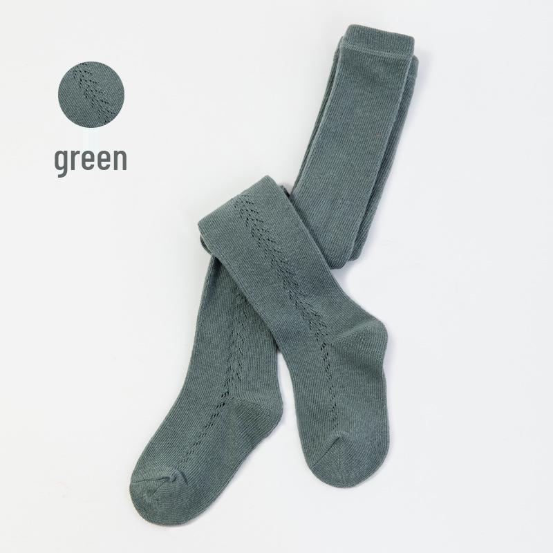 Хлопковые сетчатые леггинсы в испанском стиле для младенцев и малышей на весну/лето