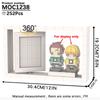 Подставка MOC для фигурок из фильмов, аниме, военных action figures, подставки для демонстрации, совместимые с блоками-коробками 75257 05007 75105, Игрушки-кубики High-Speed Championed, Наборы