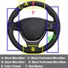 For BMW F10 2014 520i 528i 2013 2014 730Li Hand Sewing Car Steering Wheel Cover