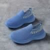 31-40 Детские Большие Легкие, Дышащие Модные Спортивные Кроссовки Flyknit Повседневная Обувь One Step Stepping