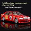 1:24 Mercedes Benz S W140 320SEL Модифицированная Версия Литая Модель Автомобиля из Сплава Настольное Украшение для Компьютера Подарок на День Рождения для Друга