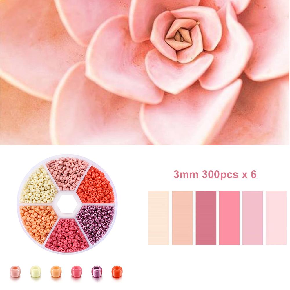 1Set with Box Glass Seed Beads Czech Charm Crystal Spacer Glass Bead For Jewelry Making Kits DIY Handmade Supplies Accessories Set