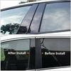 Pillar Posts 8Pcs Fit for Toyota Prius 2016 2017 2018 2019 2020 2021 2022 Gloss Black Pillar Post Door Decor Window Colum BC Cover Trim