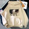Cute Cat Meme Graphic Hoodies Unisex Aesthetic Clothing Autumn Winter Fleece Sweatshirts Casual Long Sleeve Sudadera Funny